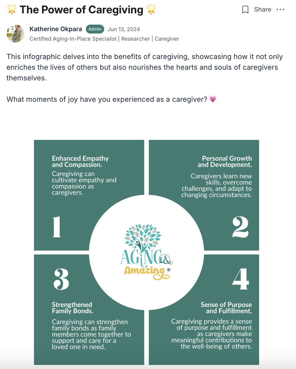 benefits of caregiving